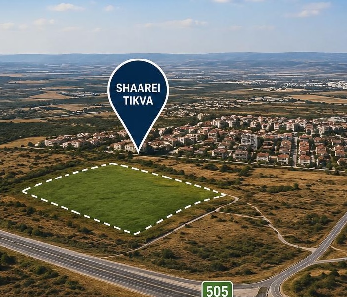 Land for Sale in Israel – Shaarei Tikva | 1 Dunam